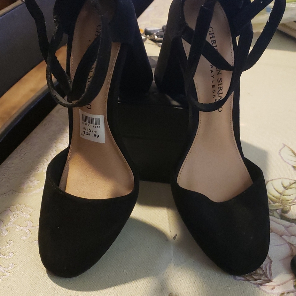 Black shoes...